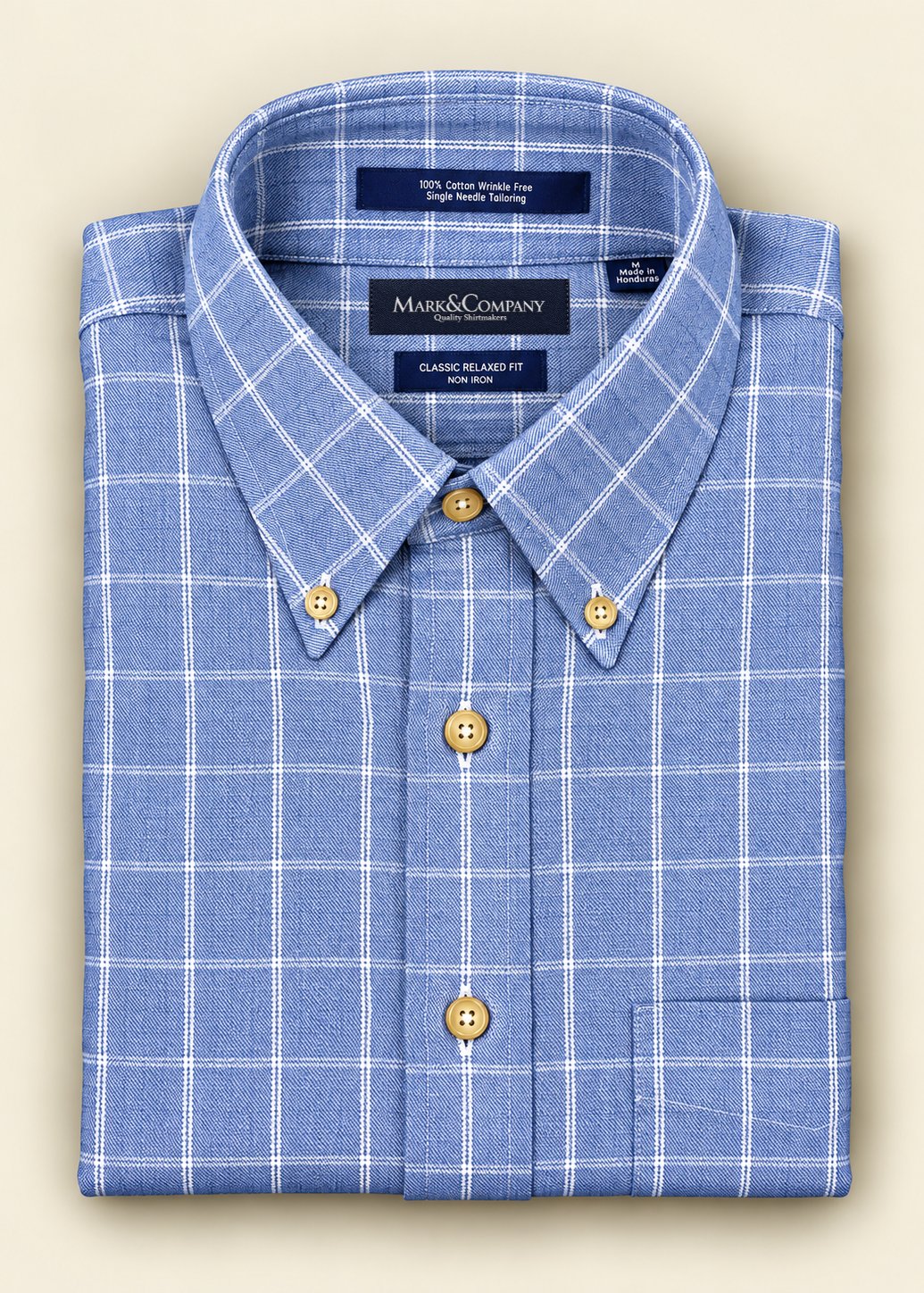 Classic Fit Button Down Collar Shirt