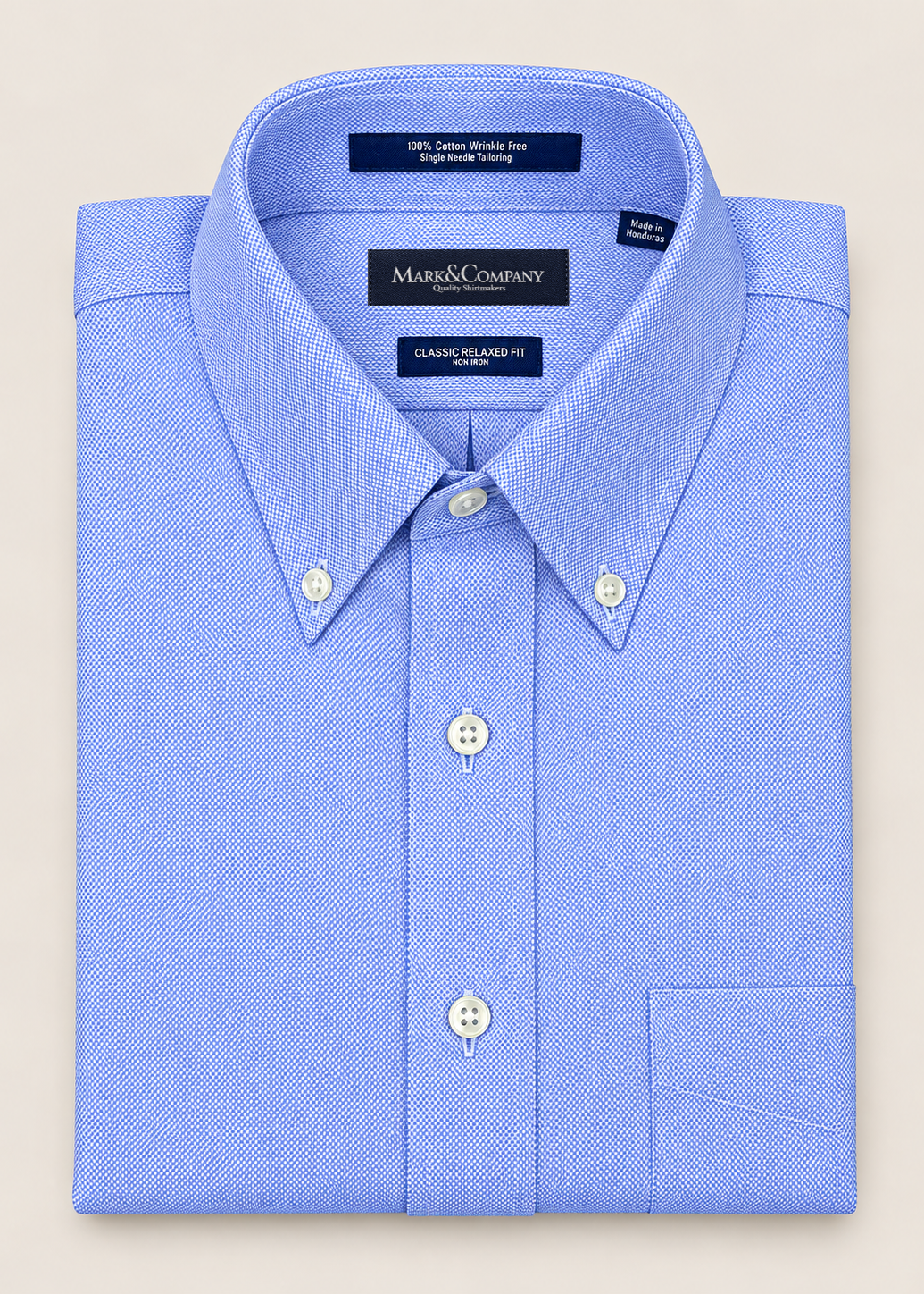 Classic Fit Button Down Collar Shirt