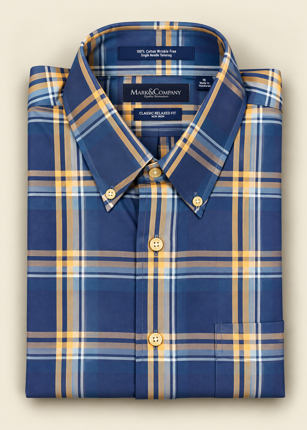 Classic Fit Button Down Collar Shirt
