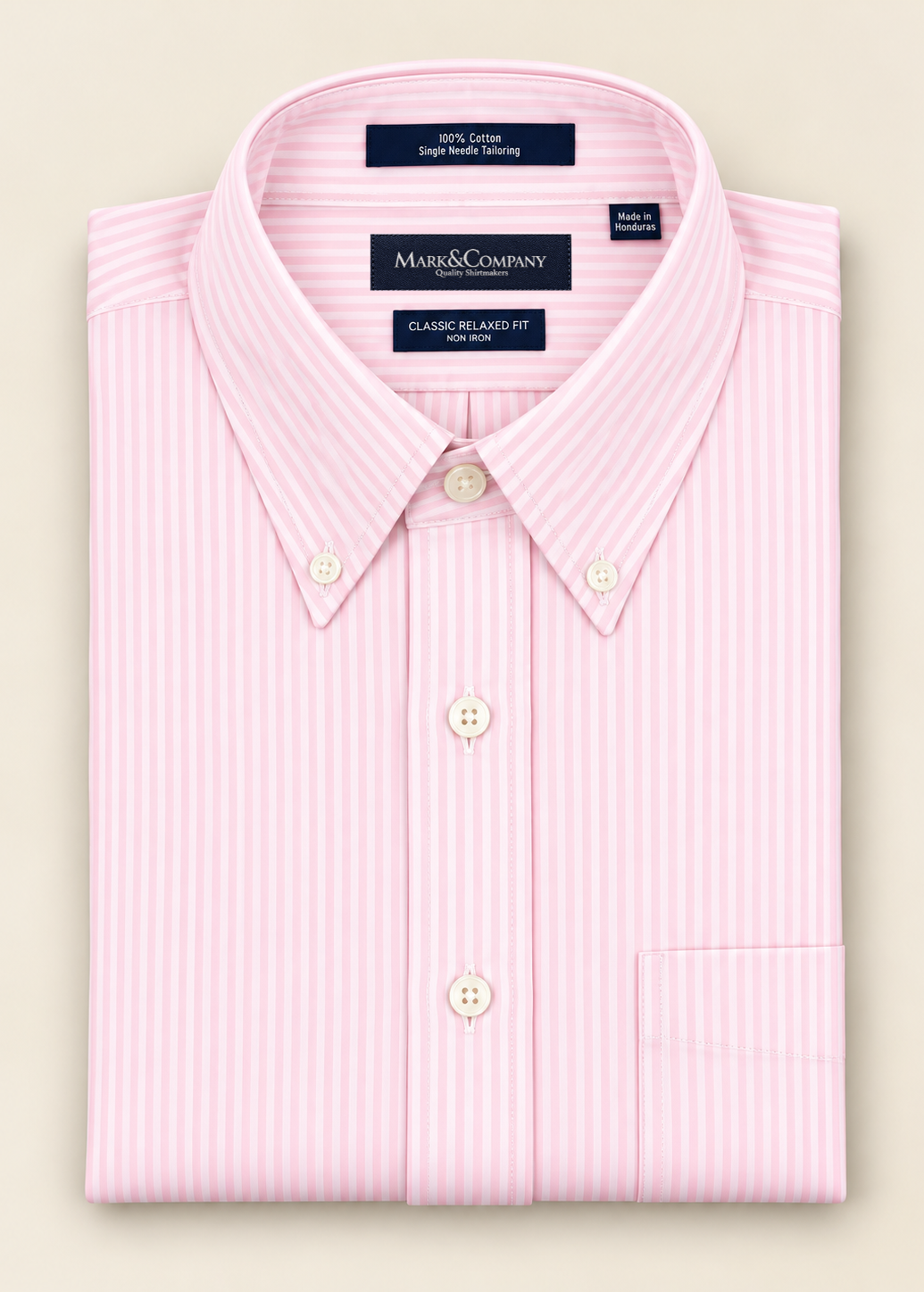 Classic Fit Button Down Collar Shirt