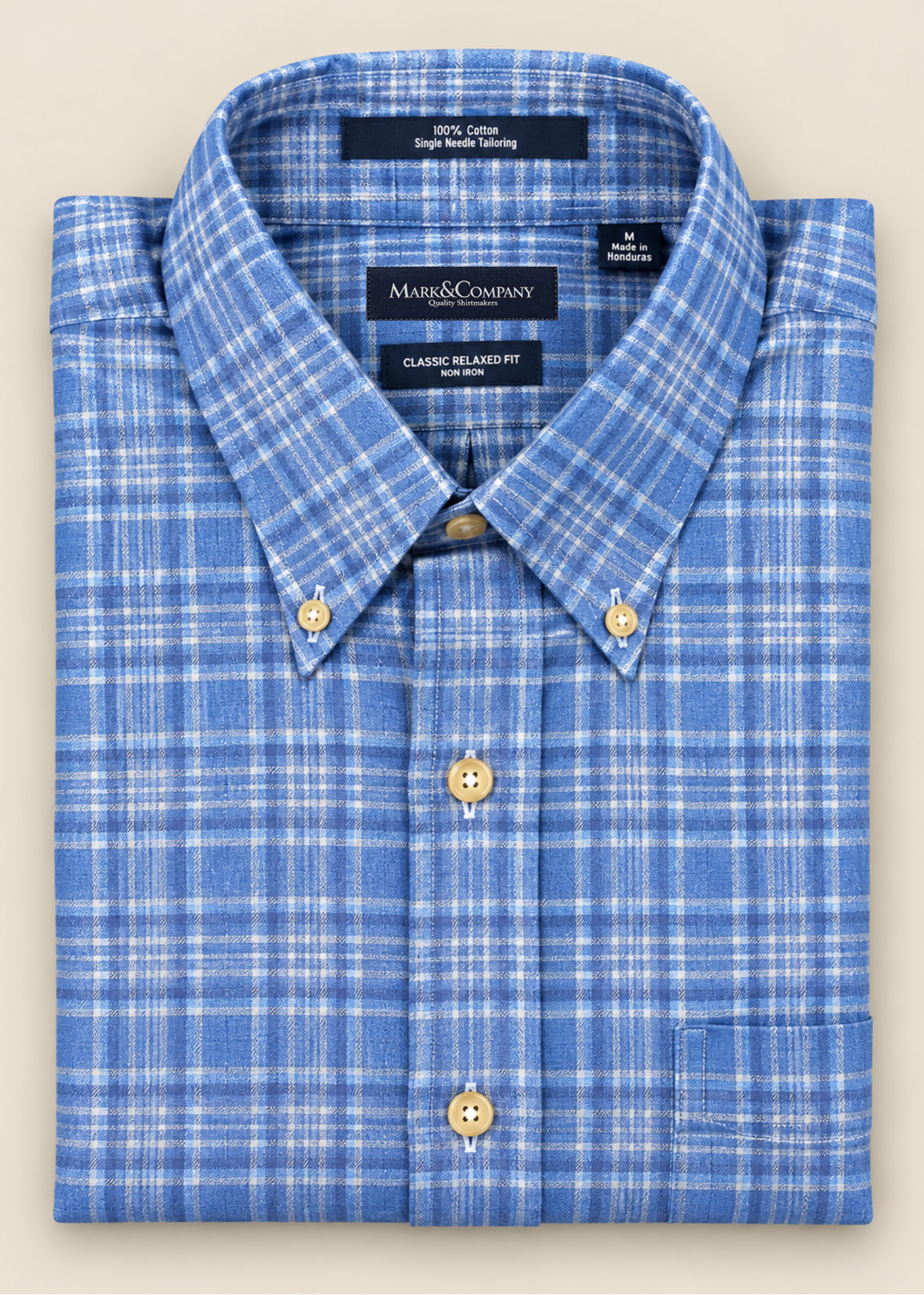 Classic Fit Button Down Collar Shirt