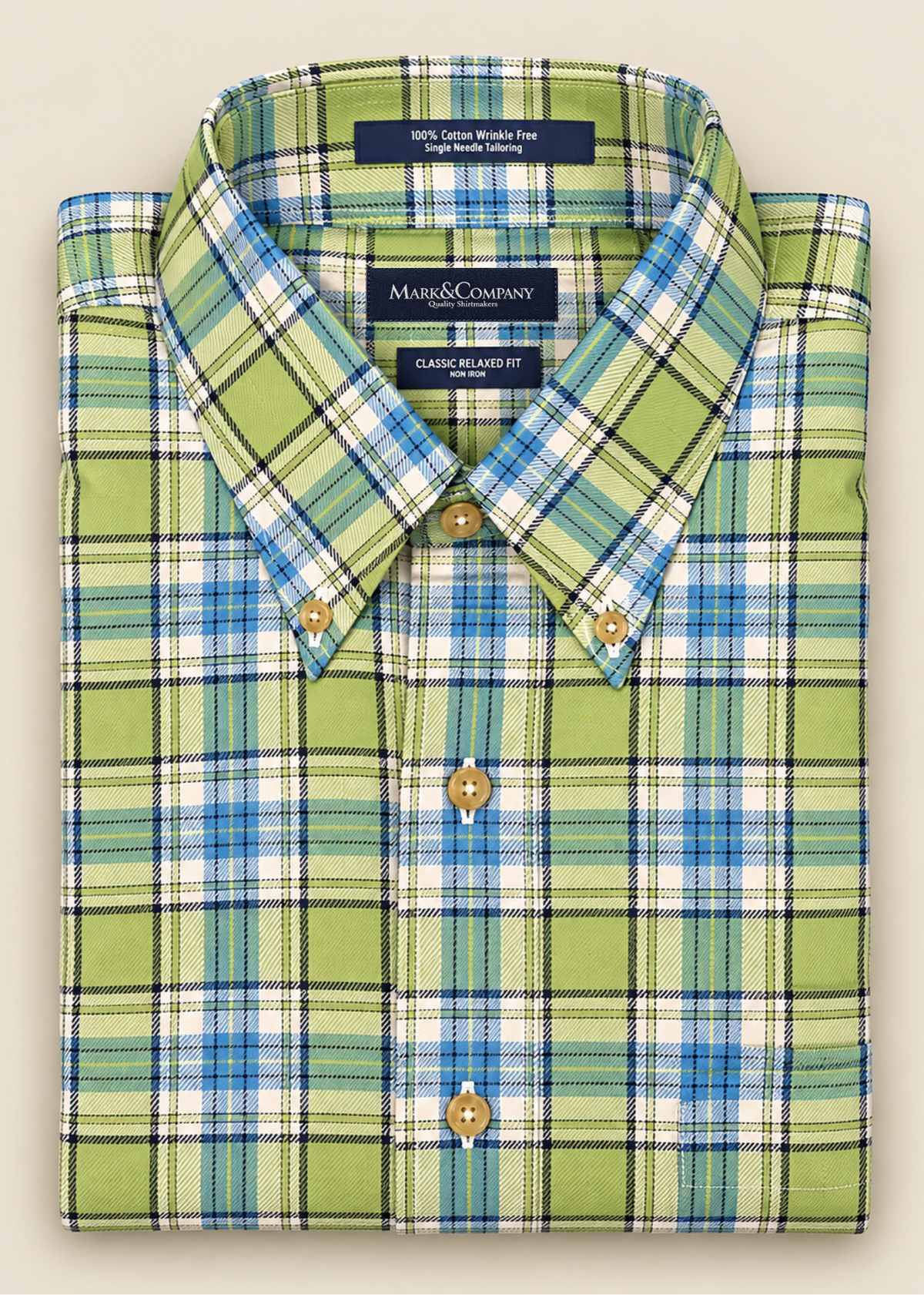 Classic Fit Button Down Collar Shirt