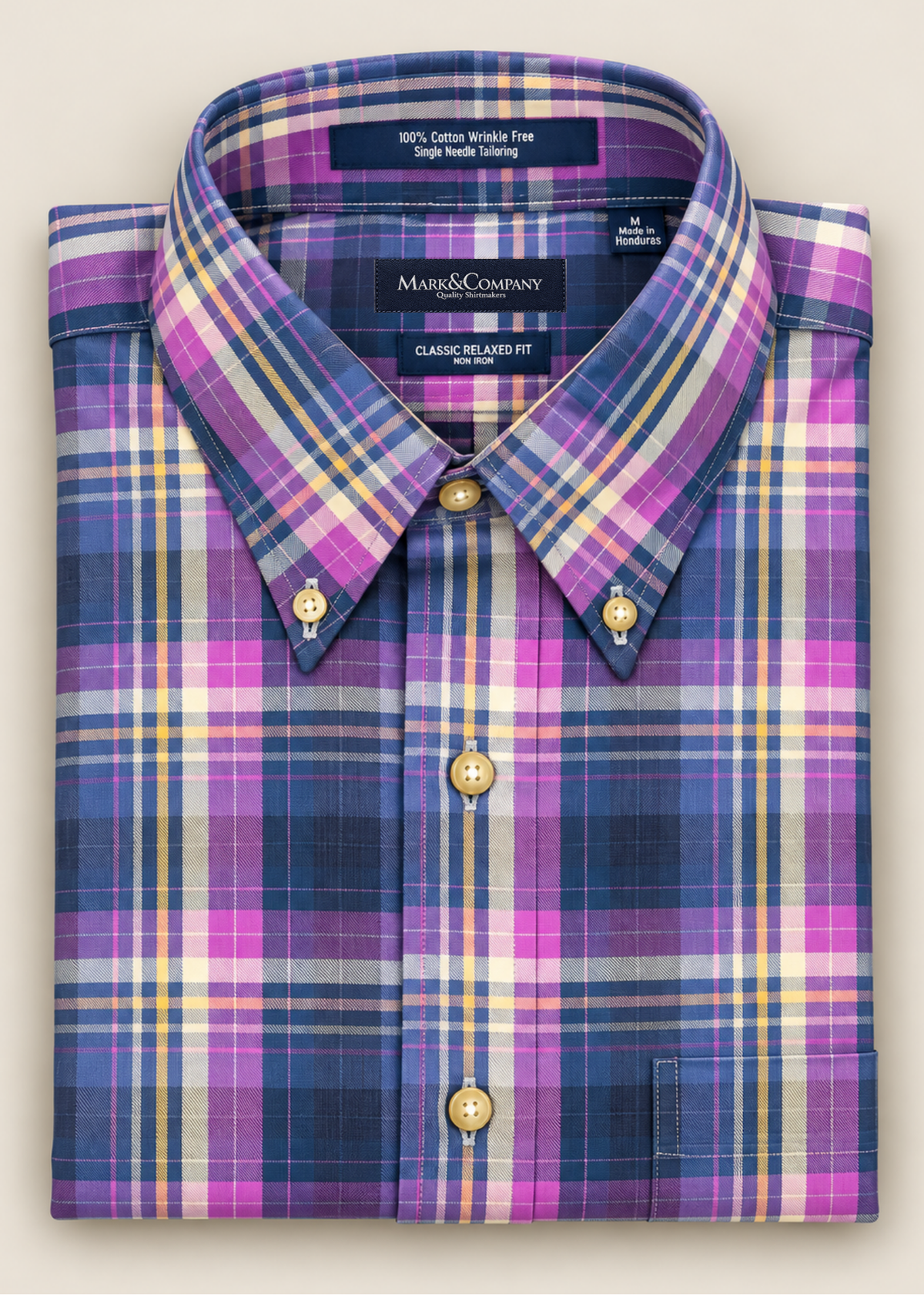 Classic Fit Button Down Collar Shirt