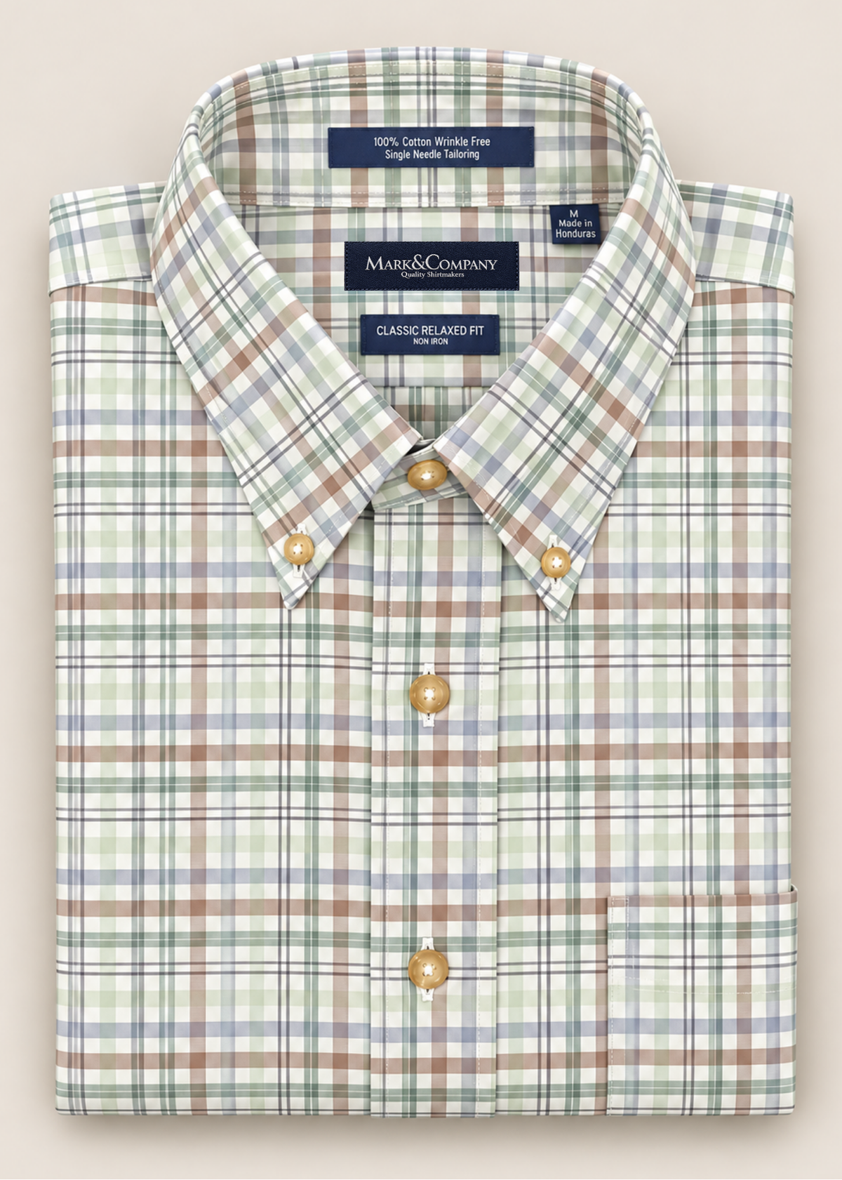 Classic Fit Button Down Collar Shirt