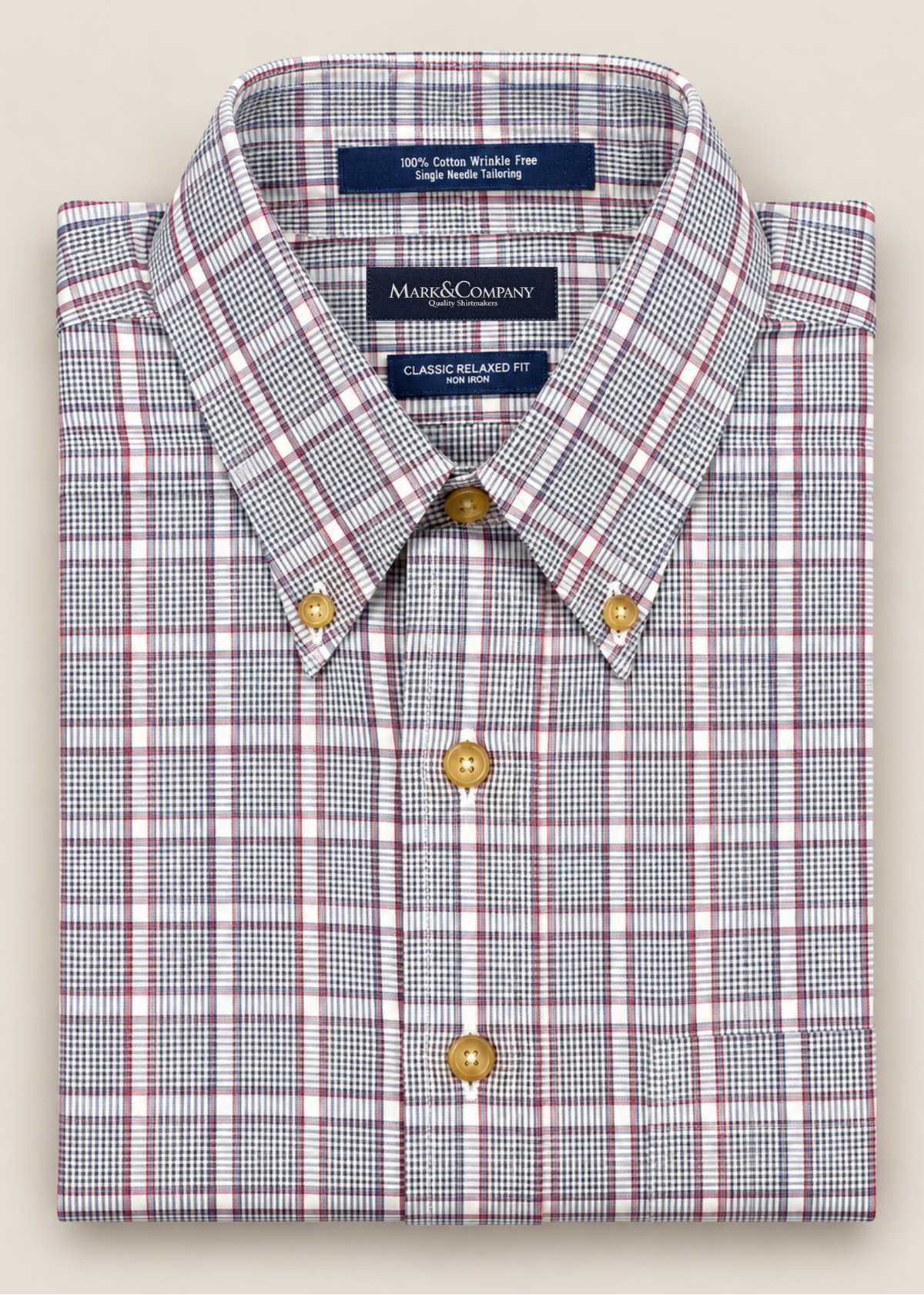 Classic Fit Button Down Collar Shirt