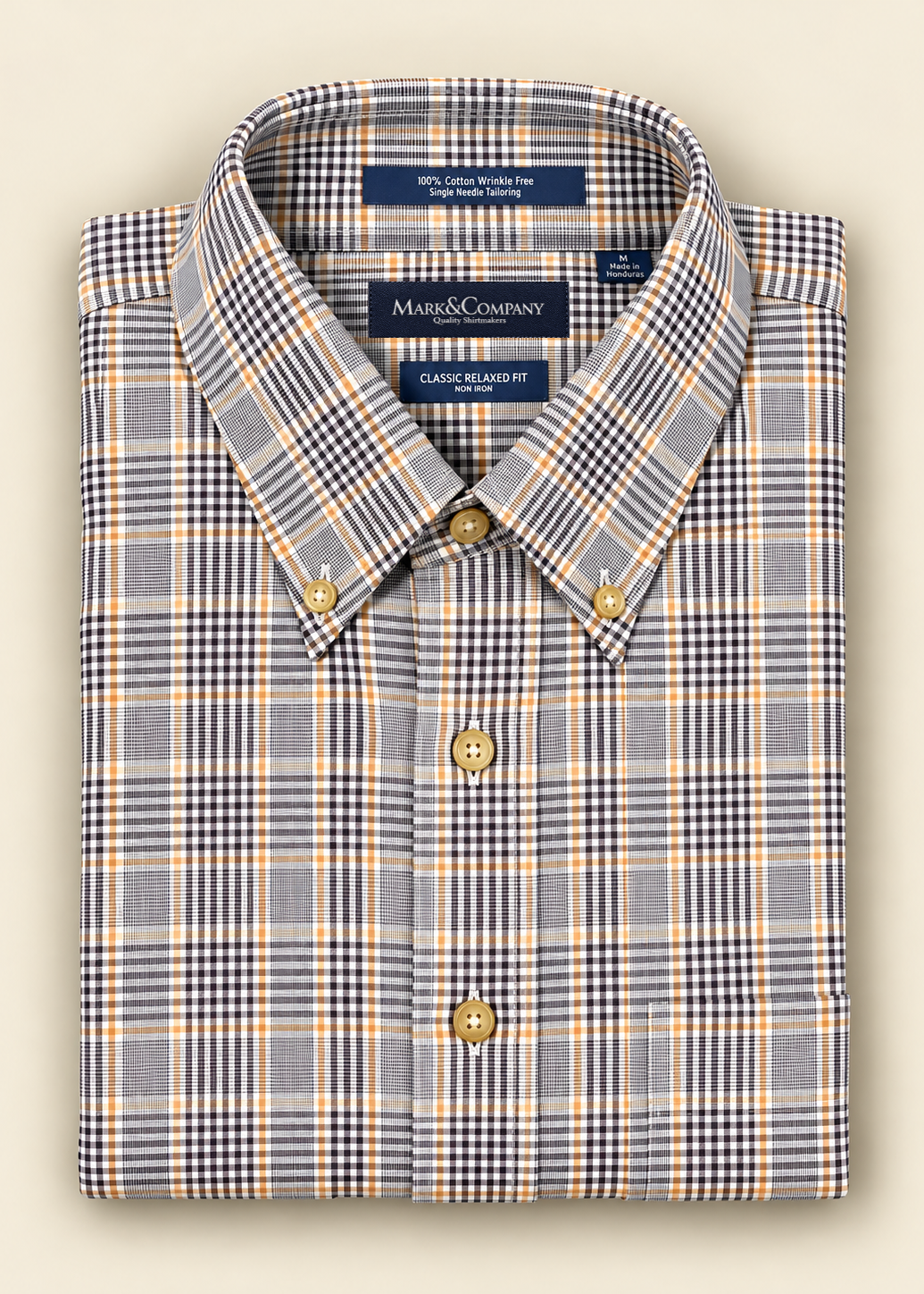 Classic Fit Button Down Collar Shirt