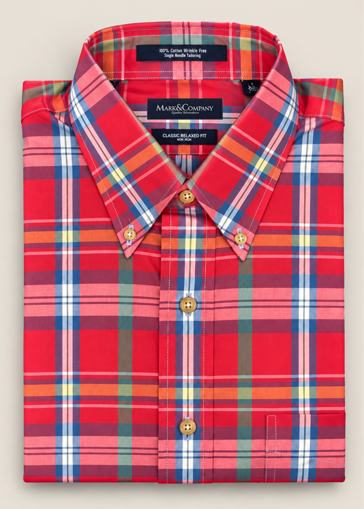 Classic Fit Button Down Collar Shirt