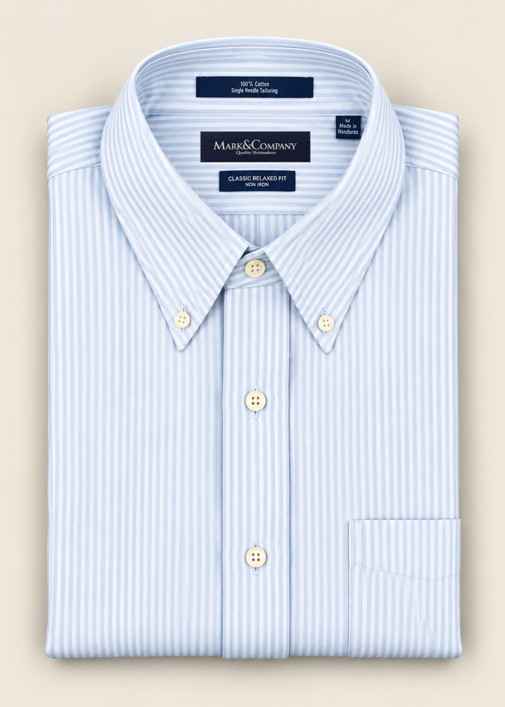 Classic Fit Button Down Collar Shirt